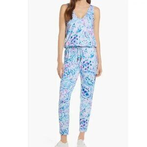 Lilly Pulitzer Breakwater Party Wave Paulina Jumpsuit Size Small
